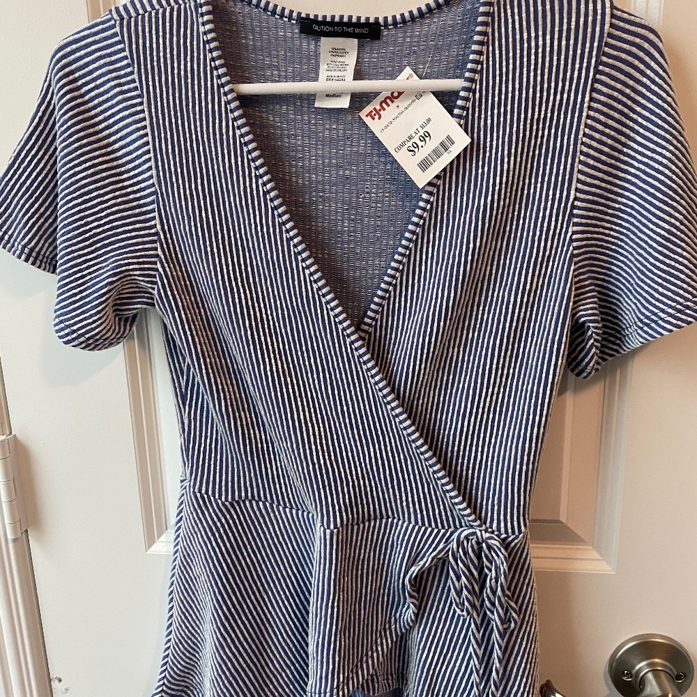 NWT blue top